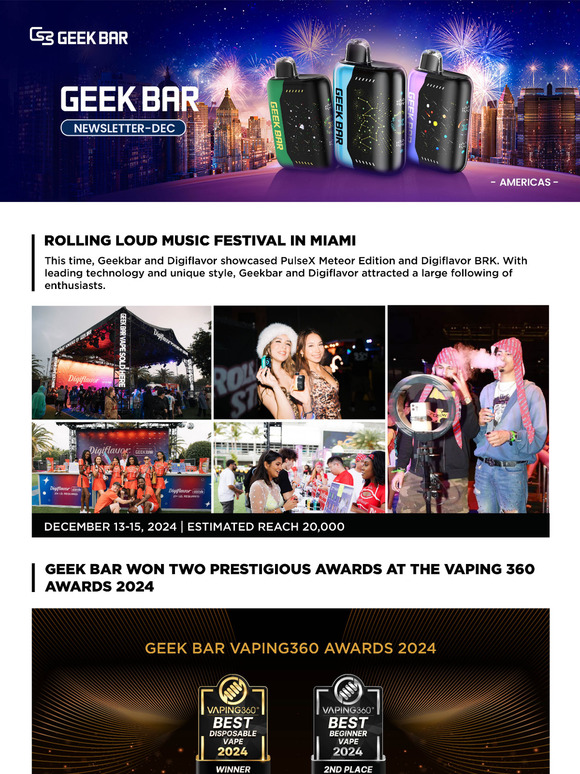 🔥GeekBar Exclusive: Unlock the Latest News - December