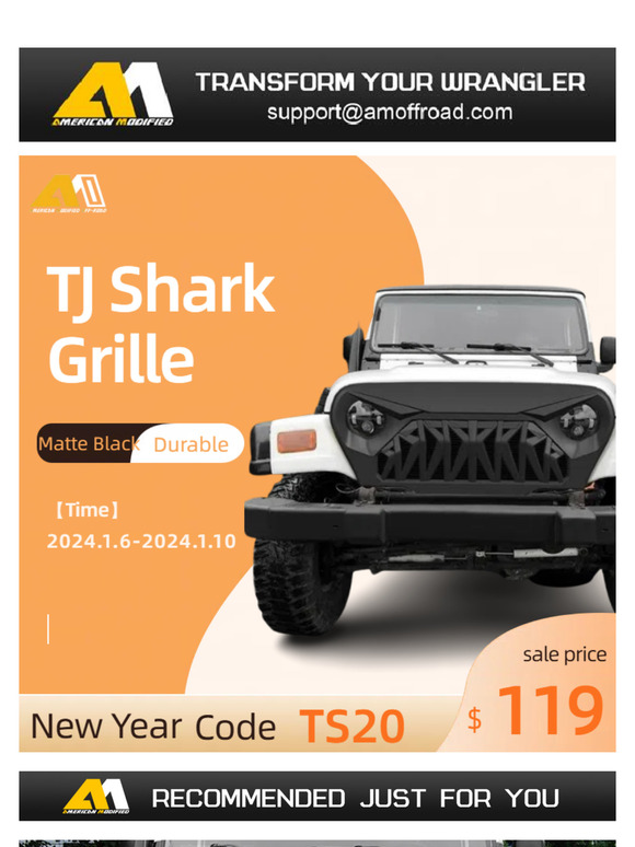 💥Good News: TJ Shark Grille Big Sale