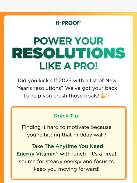 💪✨ Power Your 2025 Resolutions Like a Pro!