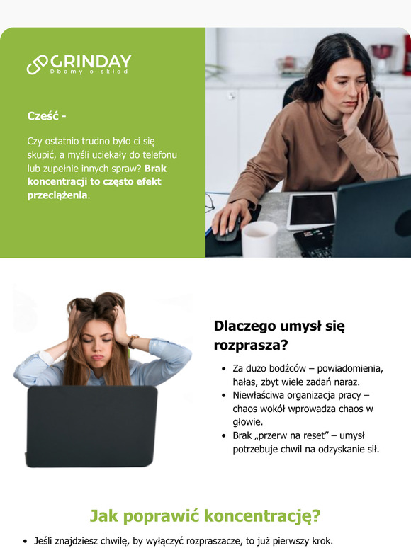 Dlaczego ciężko Ci się skupić?