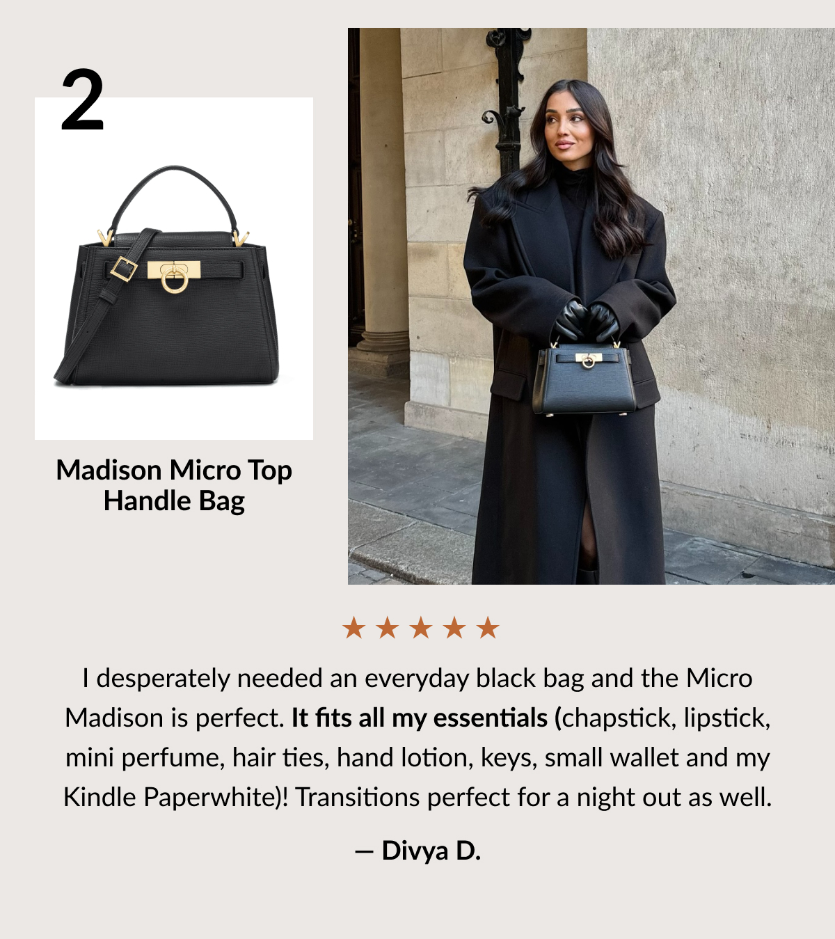Madison Micro Top Handle Bag