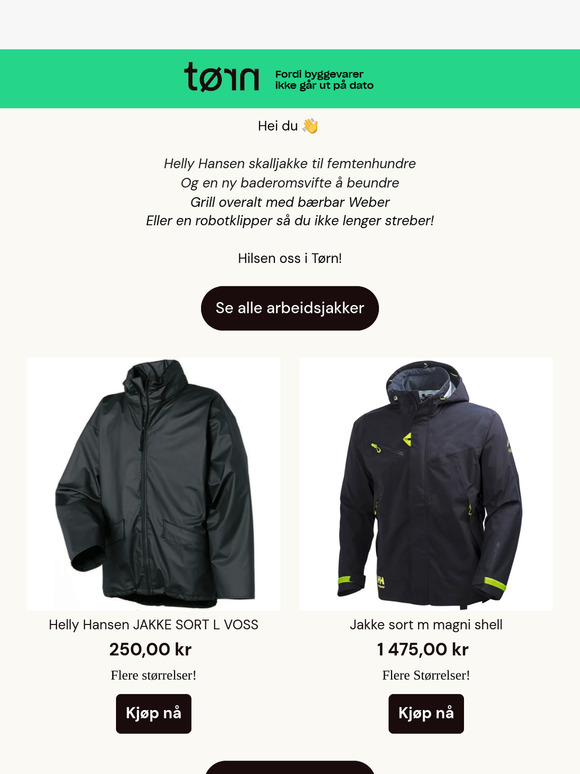 Skalljakker, Webergrill og baderomsvifter 🧥🔥