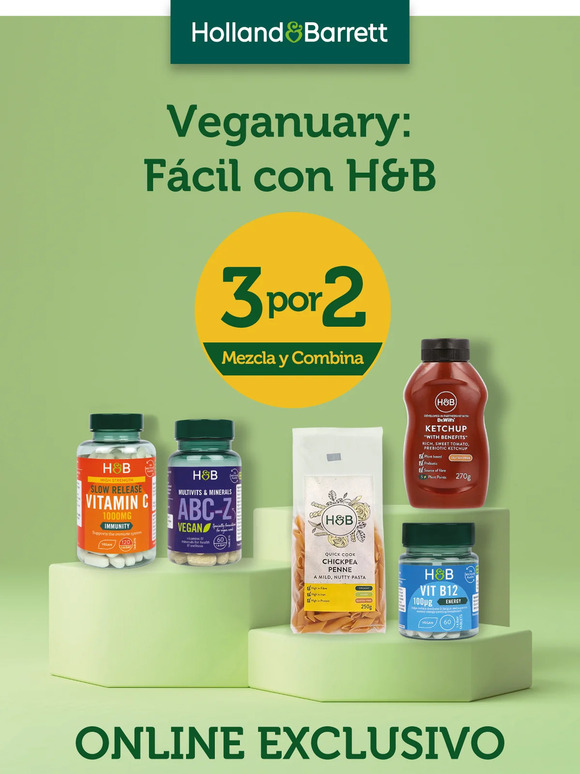 🌱 ¡Veganuary con Holland & Barrett España! 🌱