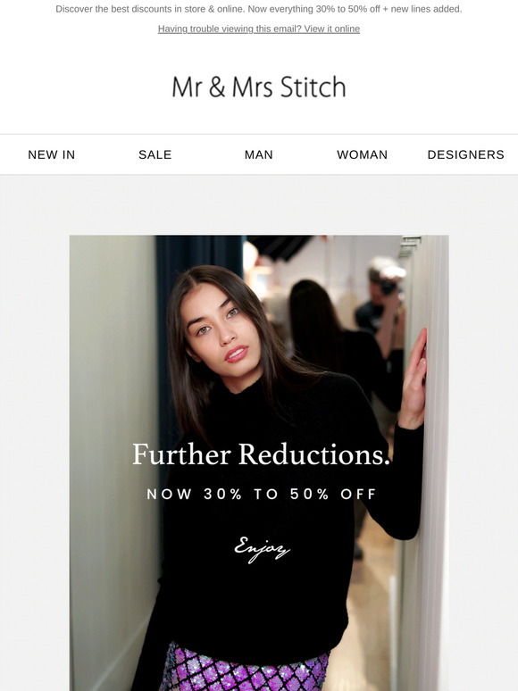 Further Reductions - SALE now 30% to 50% off