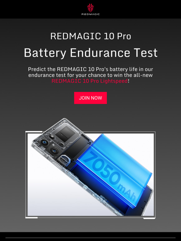 🔋Guess the battery life to win the new REDMAGIC 10 Pro Lightspeed!