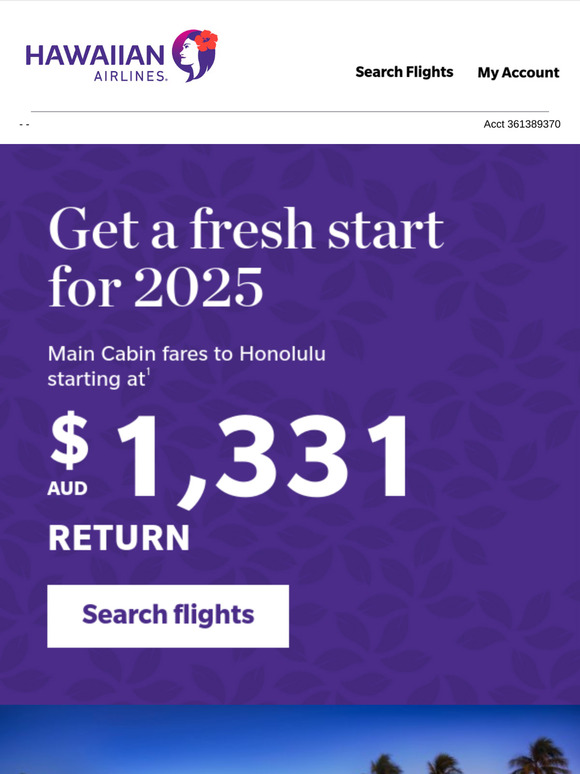 New year, new low fares