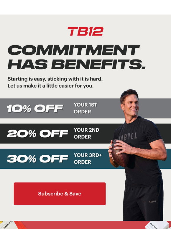TB12: Ring in 2025 with a healthy, new habit! 🎉 | Milled