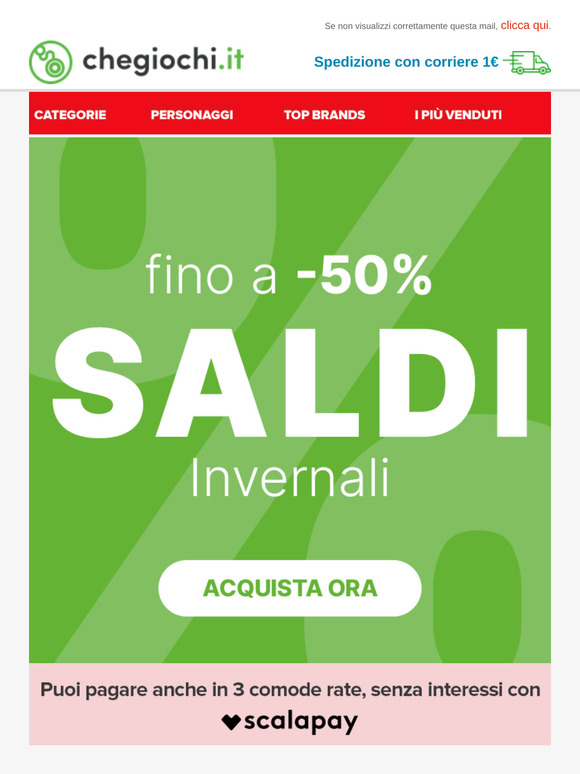 — sono arrivati i saldi!