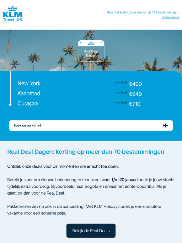 De Real Deal Dagen zijn gestart! ☀️