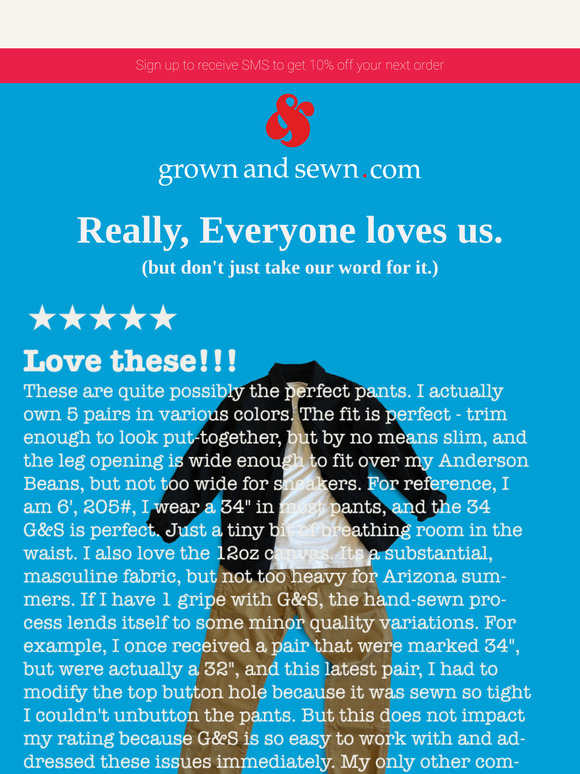 Seriously, Check these out. We Publish every review that we get, good or bad.