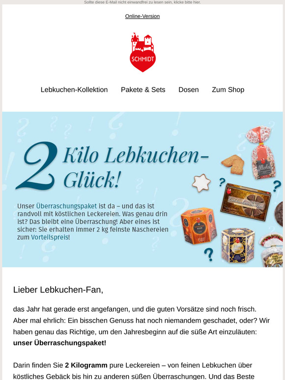 Überraschung gefällig? 🎁 2 kg Genuss warten!