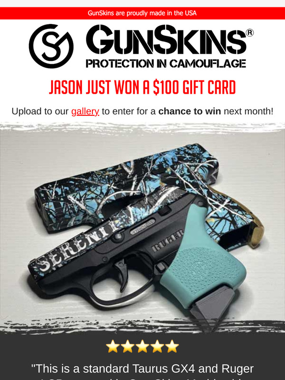 We selected the Gun of the Month for January! You could be next!