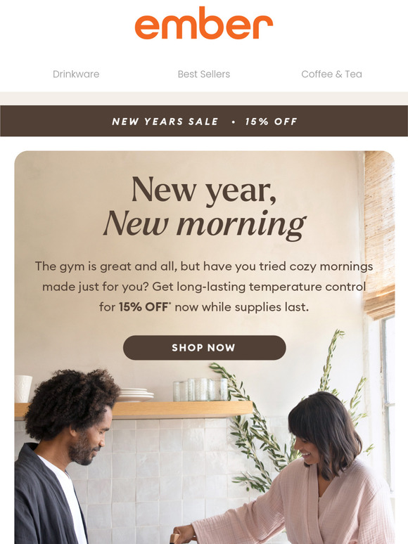 Start the Year Off Right with Ember (and 15% OFF)