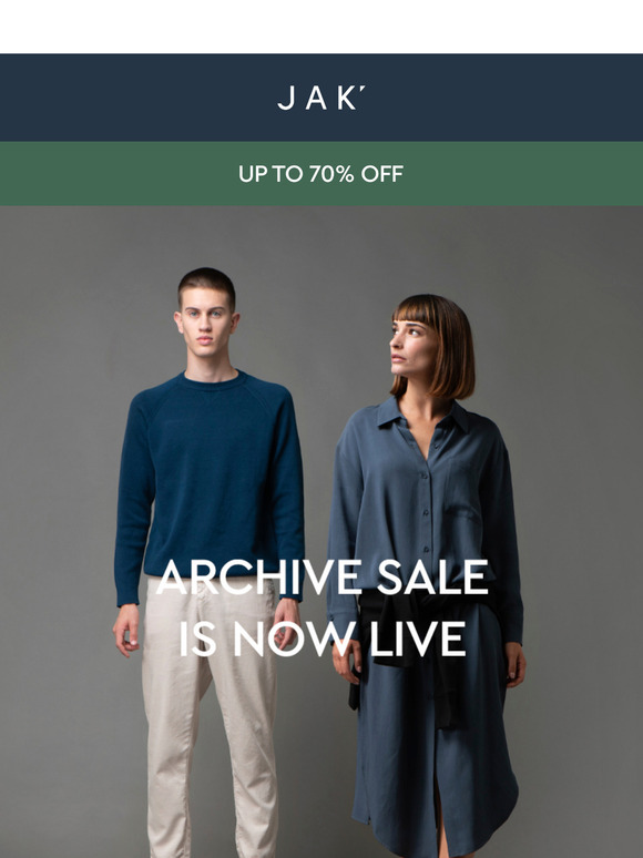 Archive Sale is now live.
