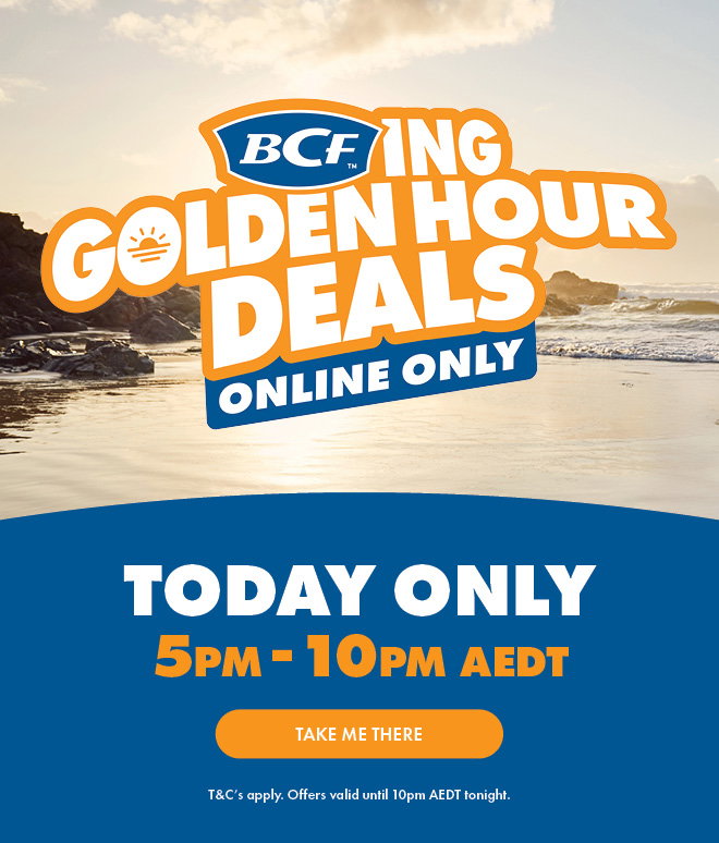 BCFing Golden Hour Great Deals - Today Only