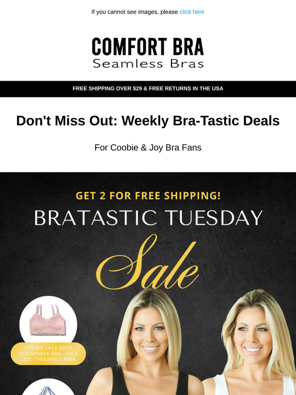 4 New Coobie & Joy Bra Offers ❄️