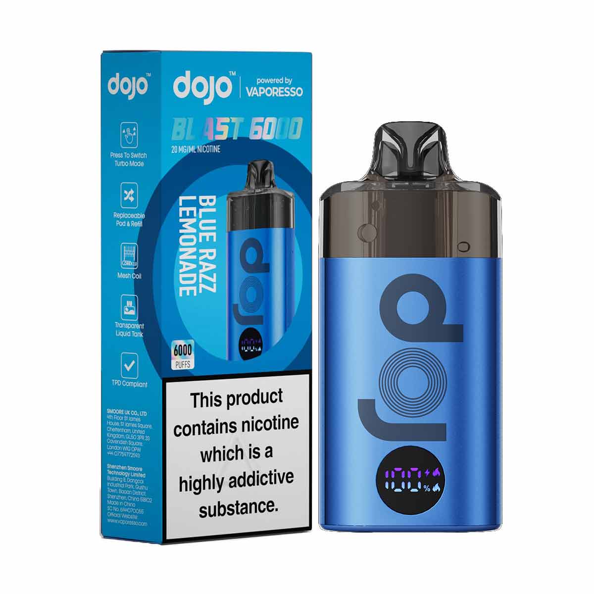 Image of Vaporesso Dojo Blast 6000 Pod Vape Kit
