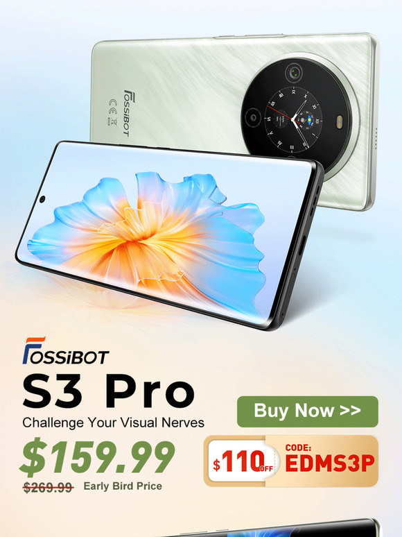 🔥 New Release: FOSSiBOT First AMOLED Screen Smartphone Only $159.99!