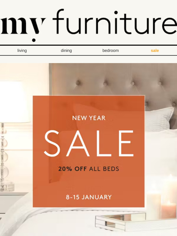 DREAM DEAL: 20% OFF ALL BEDS