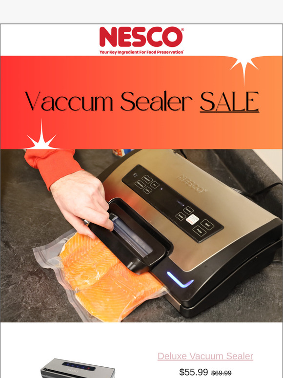 NESCO Vacuum Sealer Sale!