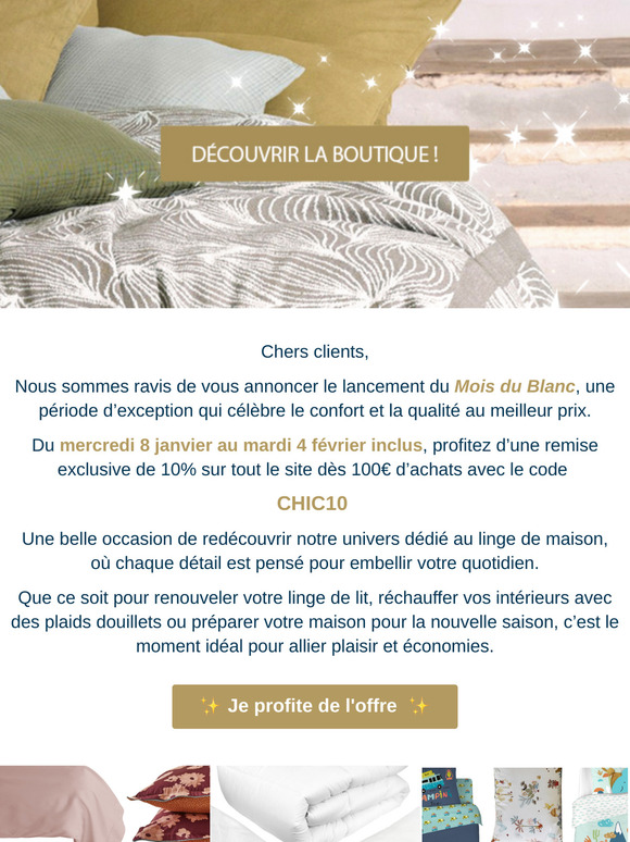 Top départ ! Le mois du blanc 📣
