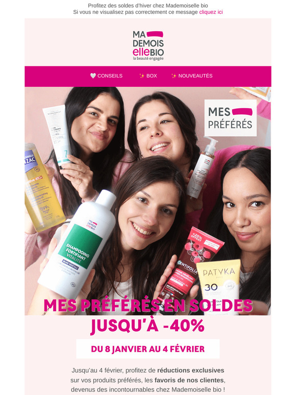 Mes préférés en soldes jusqu’à -40% ❤️‍🔥