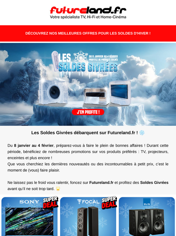 Les Soldes Givrées débarquent chez Futureland !
