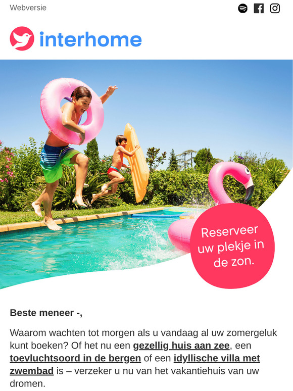 Vervul uw zomerdromen – boek nu en profiteer.