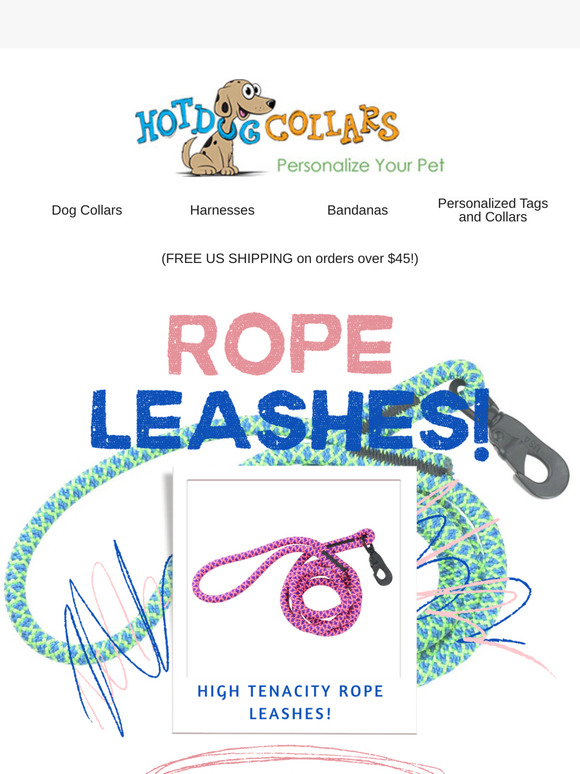 Get Ready for Adventure with our Toughest Rope Leash Yet!