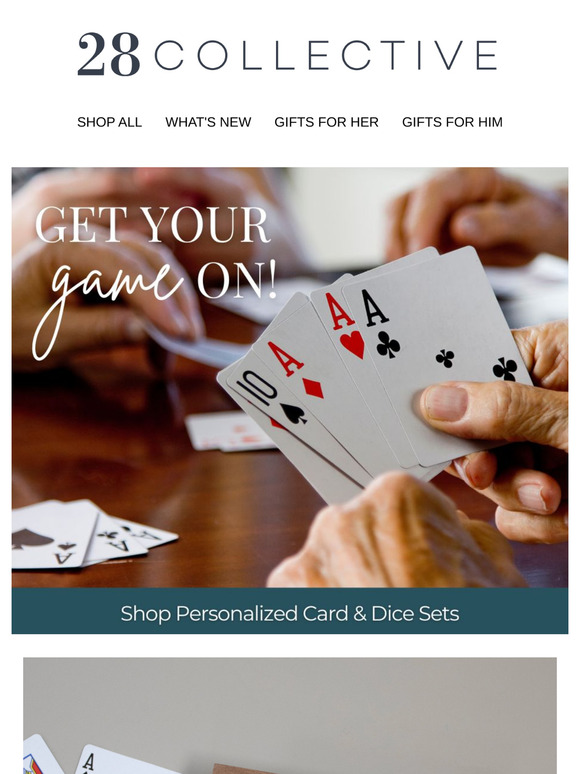Get Your Game on with Personalized Cards & Dice Sets!