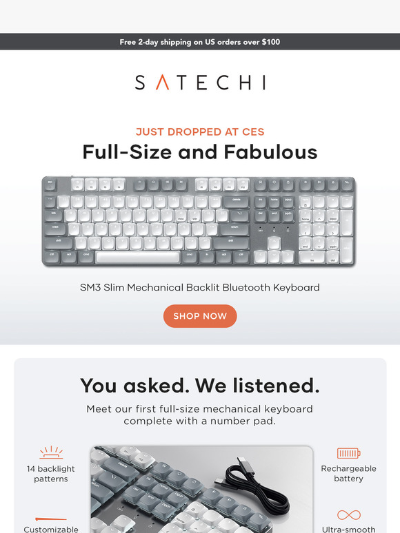 NEW: The Full-Size Keyboard You Asked For 🤩 ⌨️