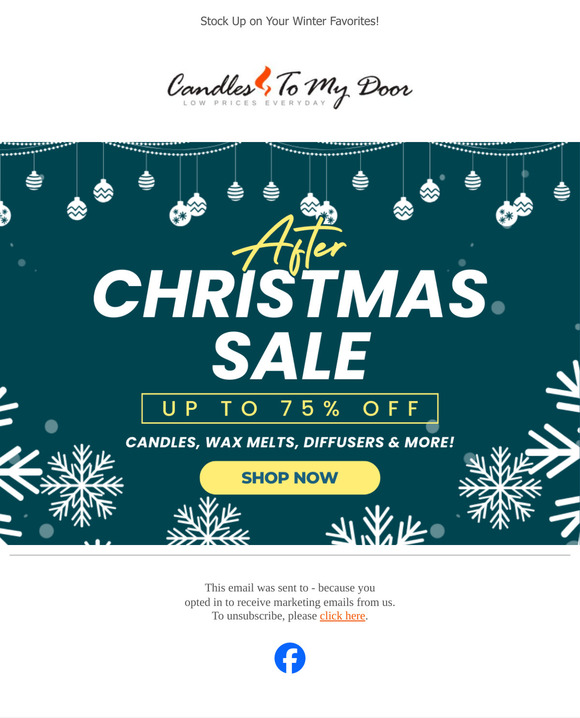 Last Chance: After-Christmas Savings End Soon! ⏳
