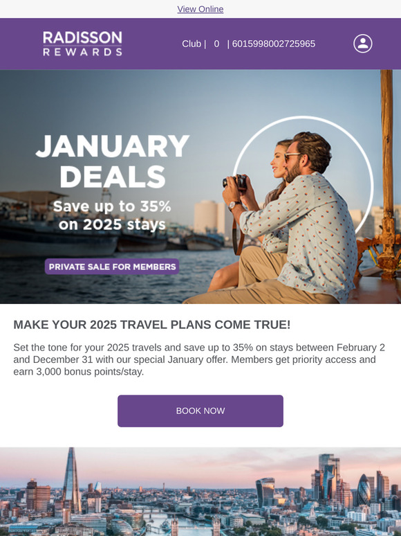 Up to 35% off! 📅 Hello, January Deals!