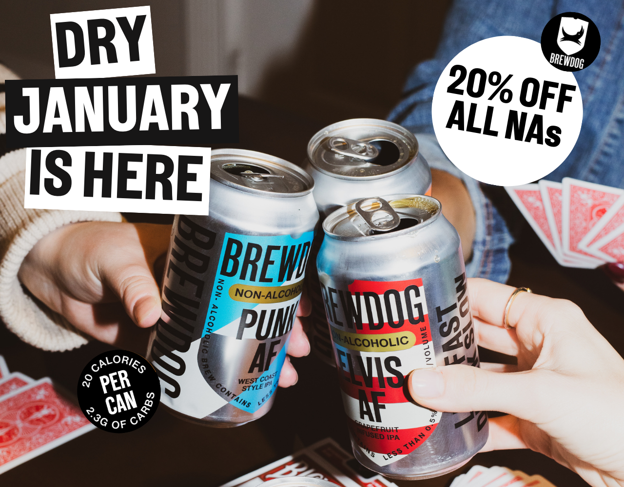 20% off Non Alcoholics