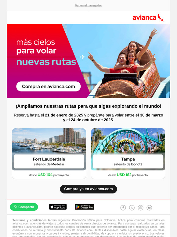 ✨Nuevas rutas, nuevas oportunidades de viajar 🗺