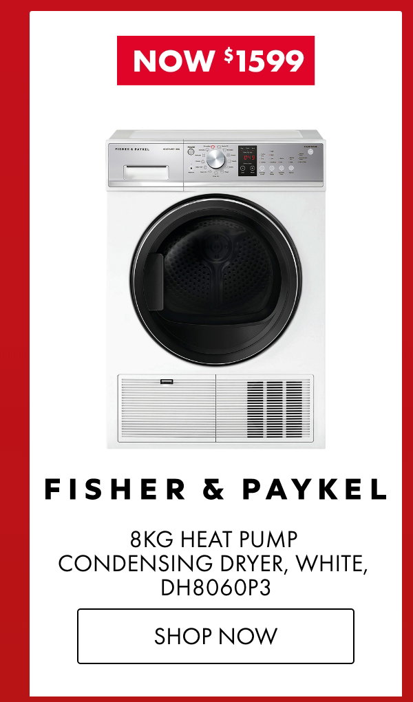 Fisher & Paykel 8kg Heat Pump Condensing Dryer