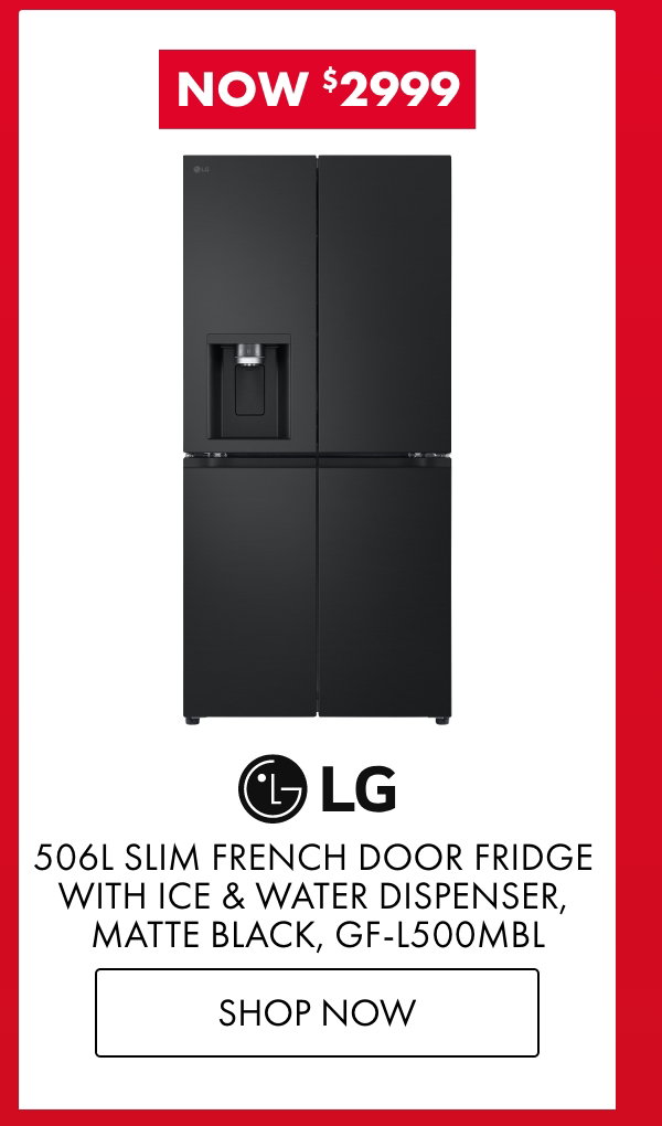 LG 506L Slim French Door Fridge