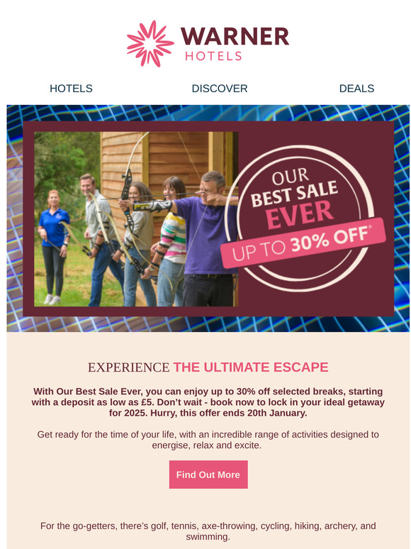 Get active with up to 30% off*