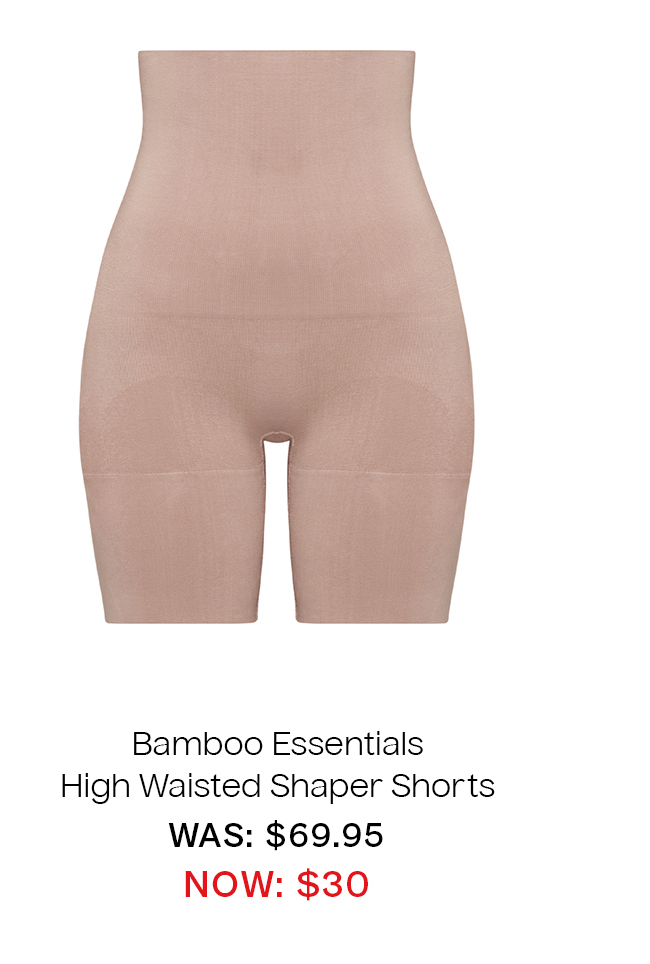 Bamboo Essentials High Waisted Shaper Shorts WAS: $69.95 NOW: $30