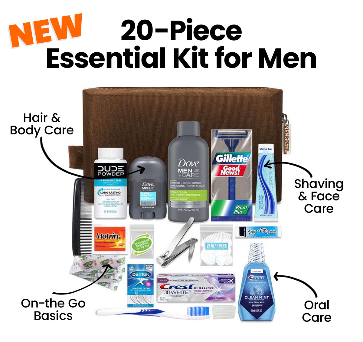 18 Piece Men's Kit