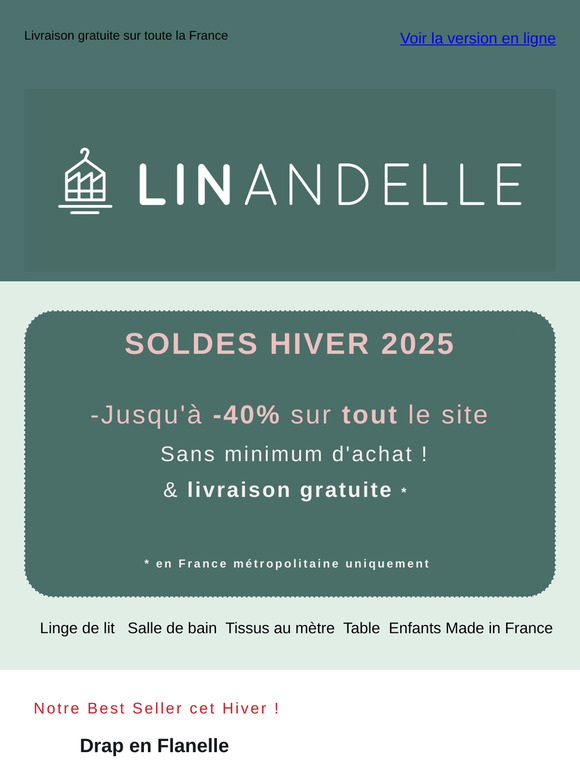 ⛄ Les soldes d'hiver 2025 - jusqu'à - 40%! 🎉