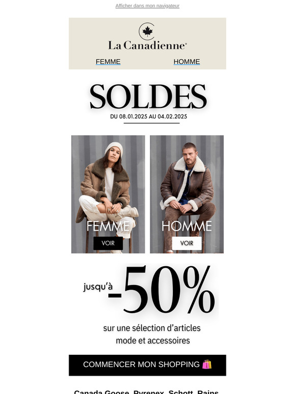 ❄️ Soldes d'hiver : des prix qui réchauffent !