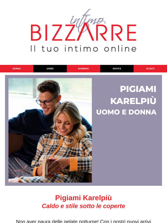 ✨ Pigiami KarelPiù, caldo e stile sotto le coperte