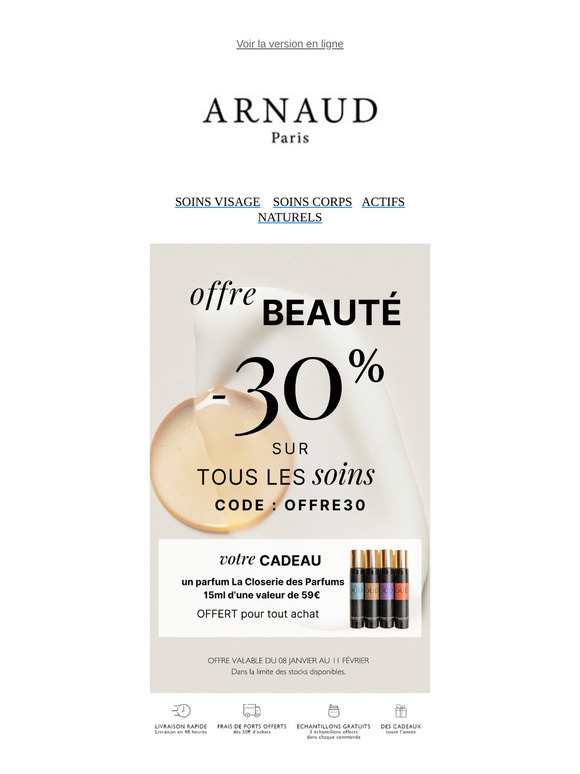 OFFRE BEAUTÉ -30% SUR TOUT 🌟