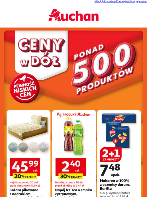 Poznaj ponad 500 CEN w DÓŁ!✨