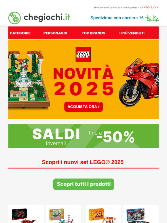 NOVITÀ LEGO® 2025