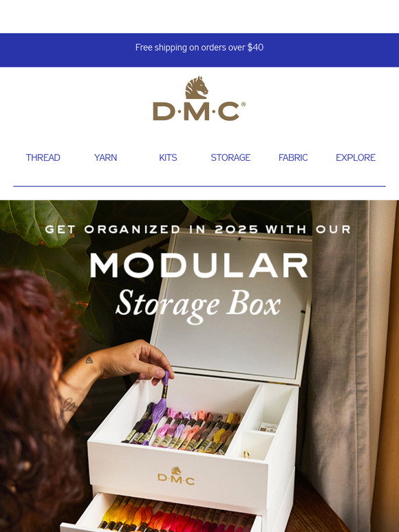 DMC: Get organized in 2025 with our Modular Storage Box | Milled