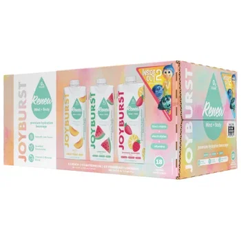 Joyburst Hydration Drink, Variety Pack, 16.9 oz, 18-Count