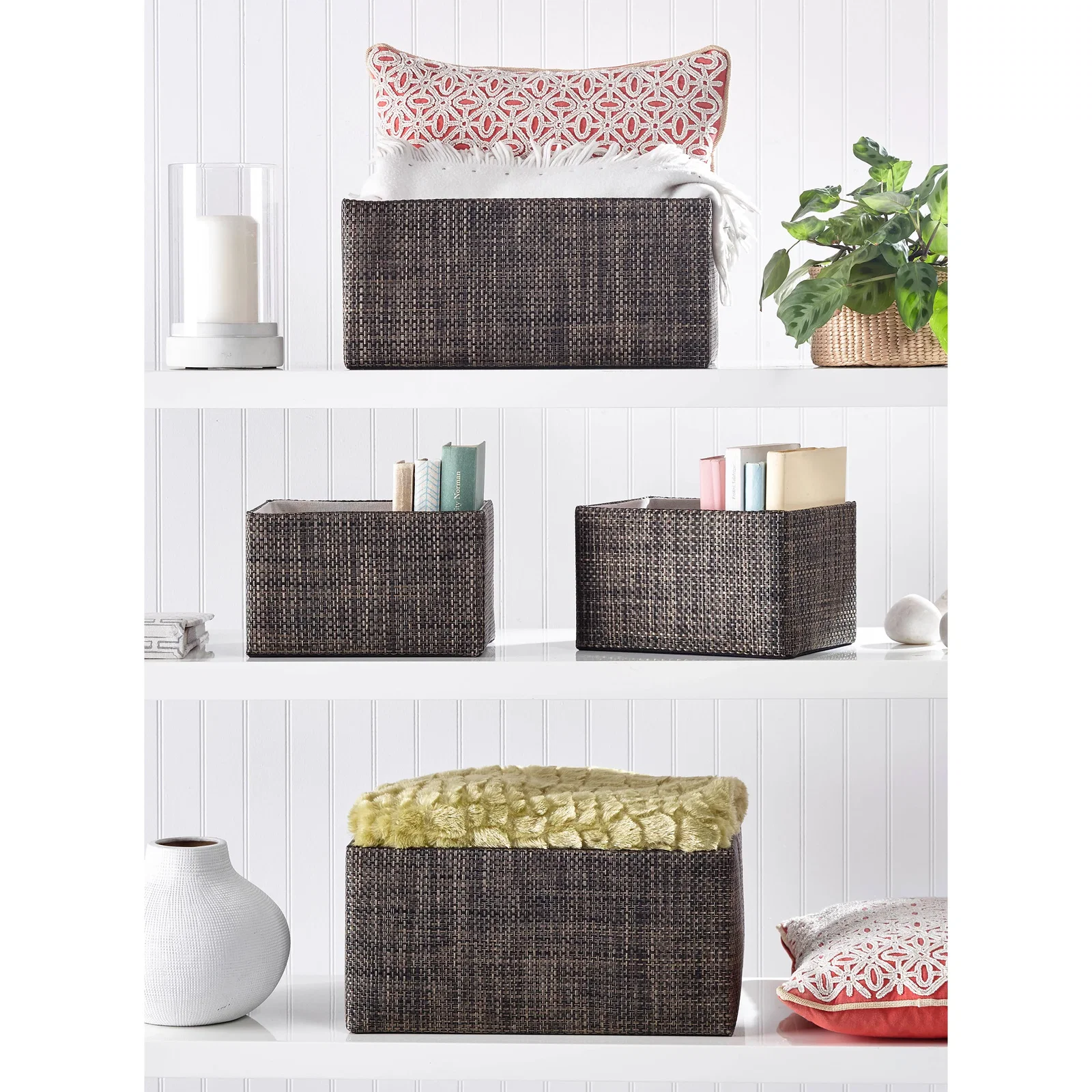 Mesa Storage Baskets, Set of 4