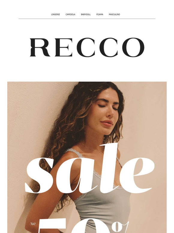 a SALE Recco começou ✨